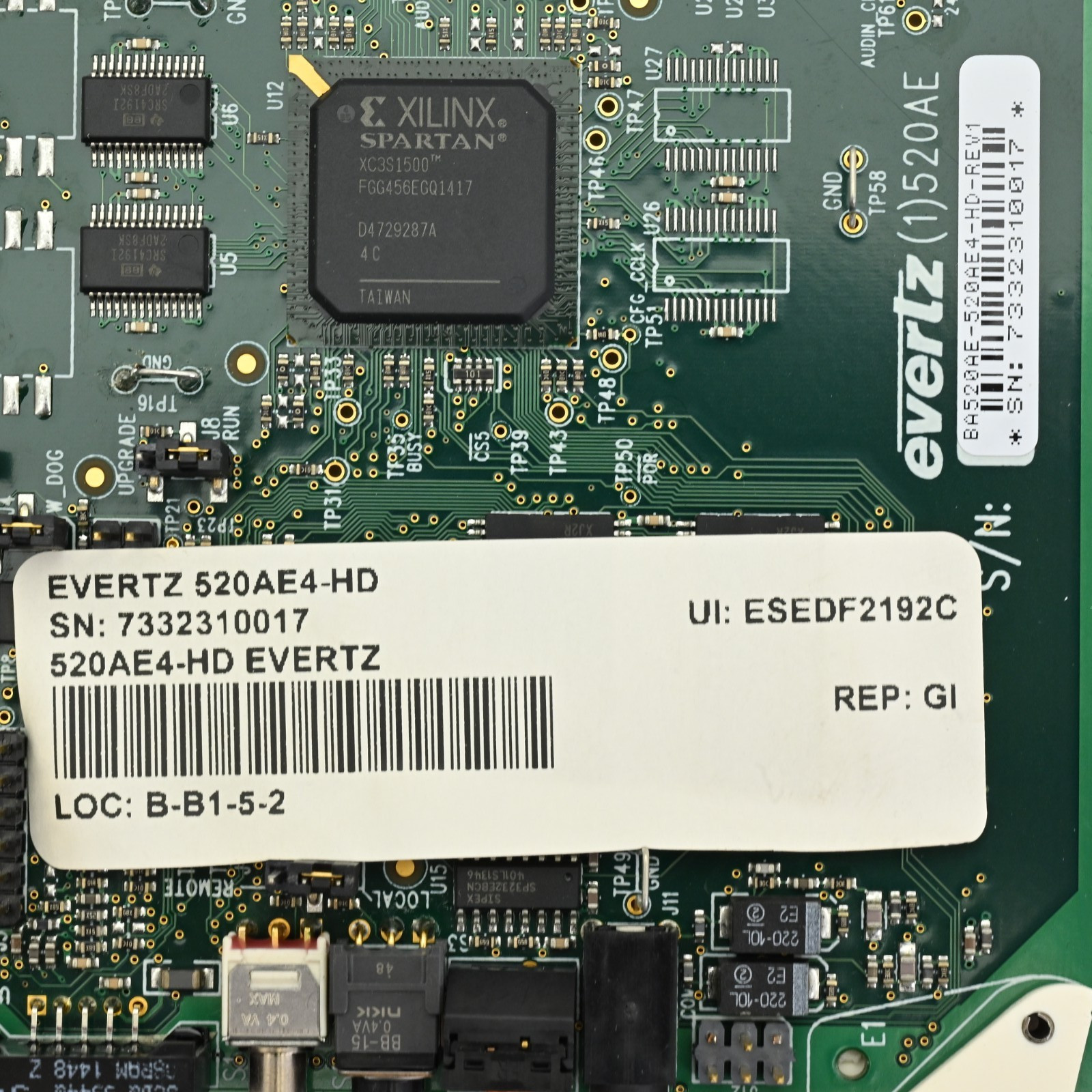 Evertz 520AE4-HD HD/SD Audio Embedder