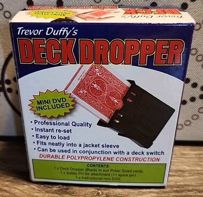 Trevor Duffy's Deck Dropper missing mini-instructional DVD READ DESCRIPTION