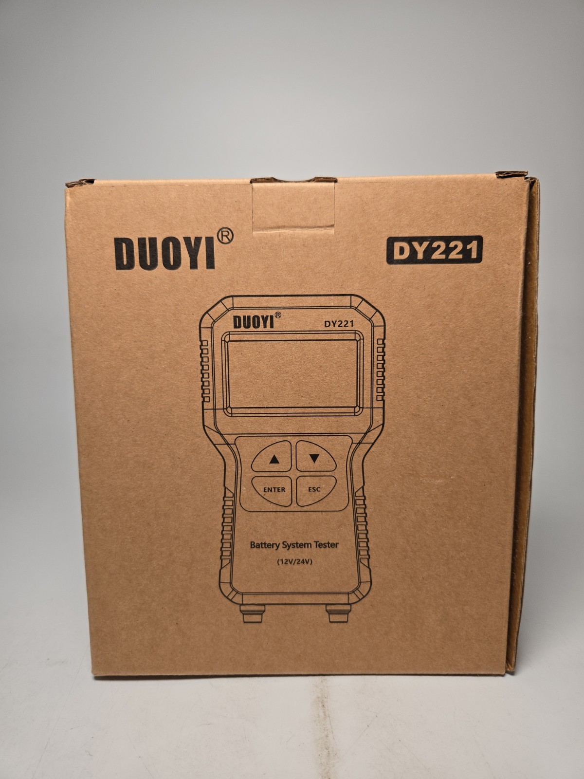 DUOYI DY221 Professional Battery System Tester 12V/24V Cranking & Charging Test