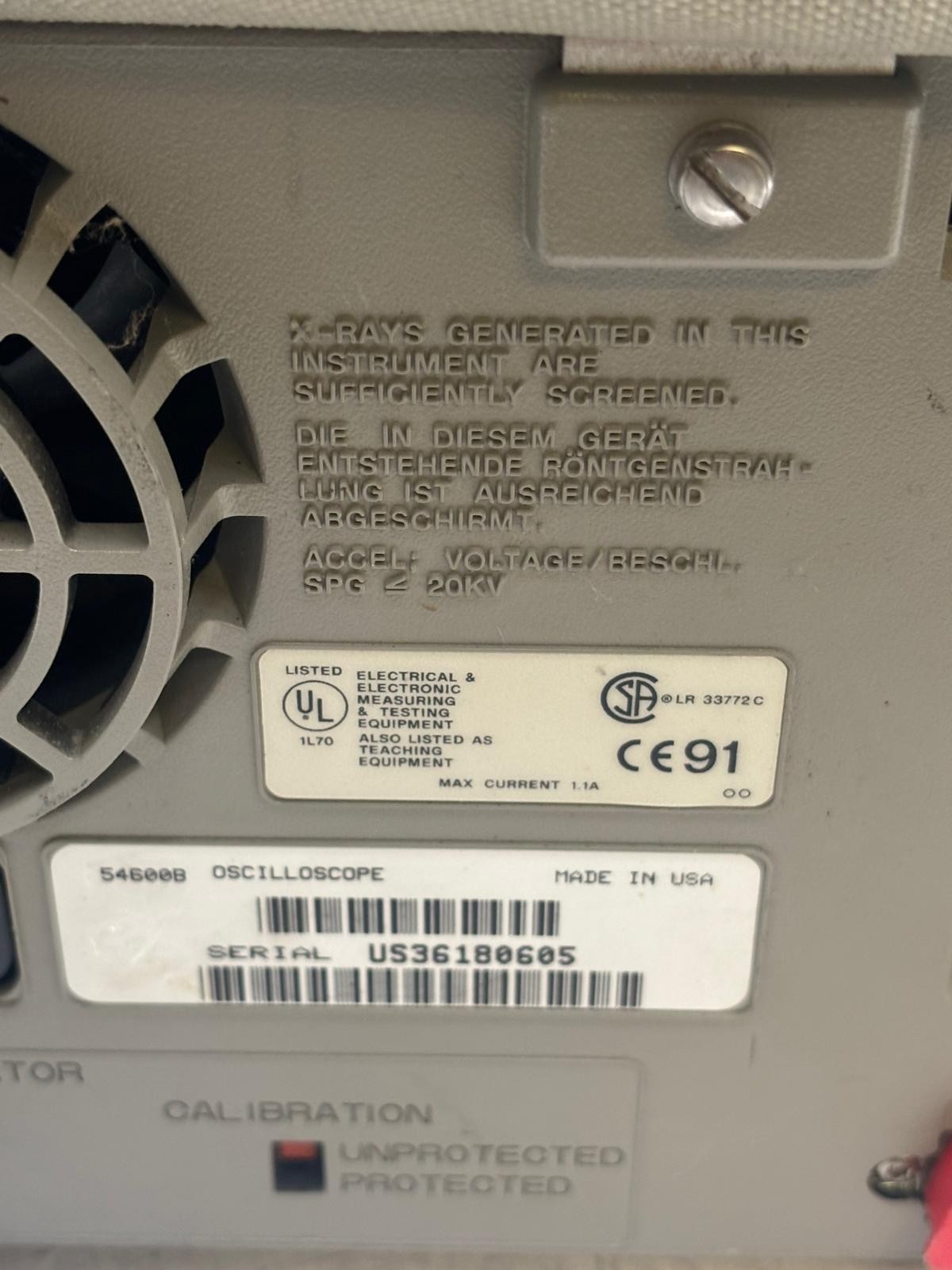 HP 54600B Digital Oscilloscope