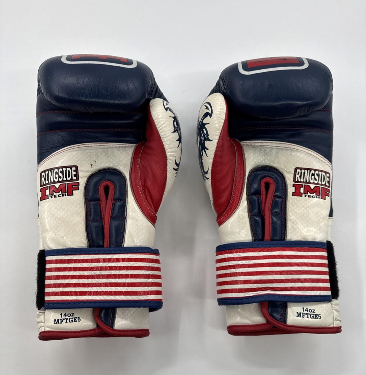 Ringside Limited Edition USA IMF Tech Sparring Gloves Boxing 14 oz Patriotic