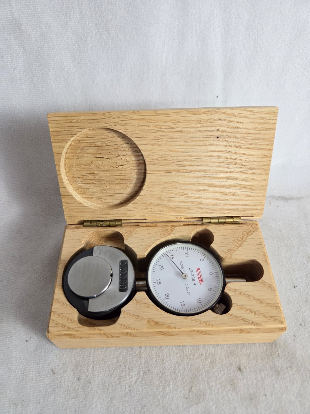 Spi 1” Inch Zero Z Pre Setter .0005” Dial Test Indicator 0-.250” Machinist Tools