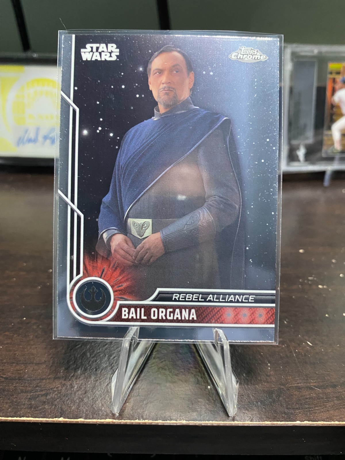 2023 Topps Chrome Star Wars #16 Jimmy Smits as Bail Organa