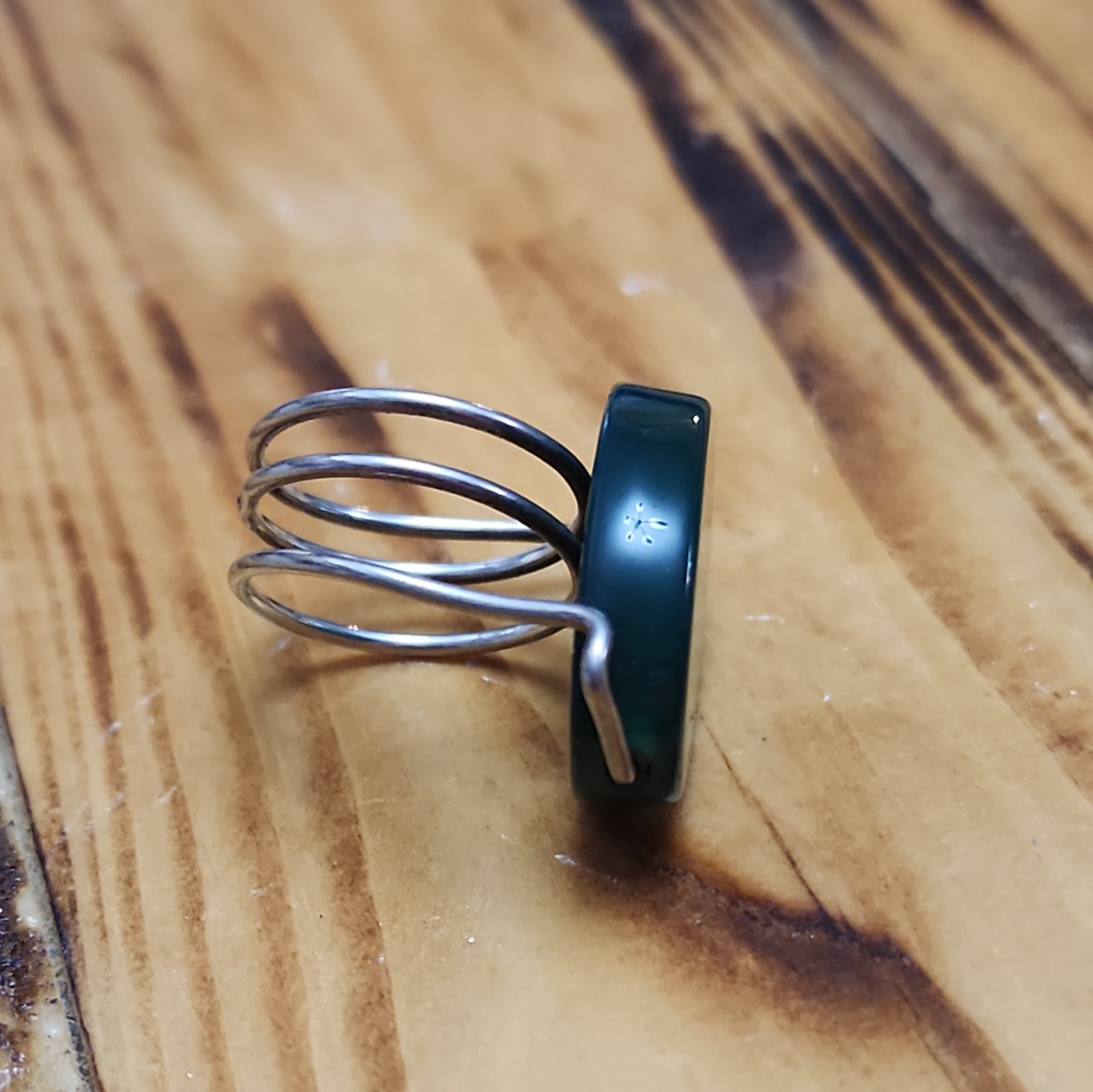 Handmade Wire Wrapped Rings Size 7
