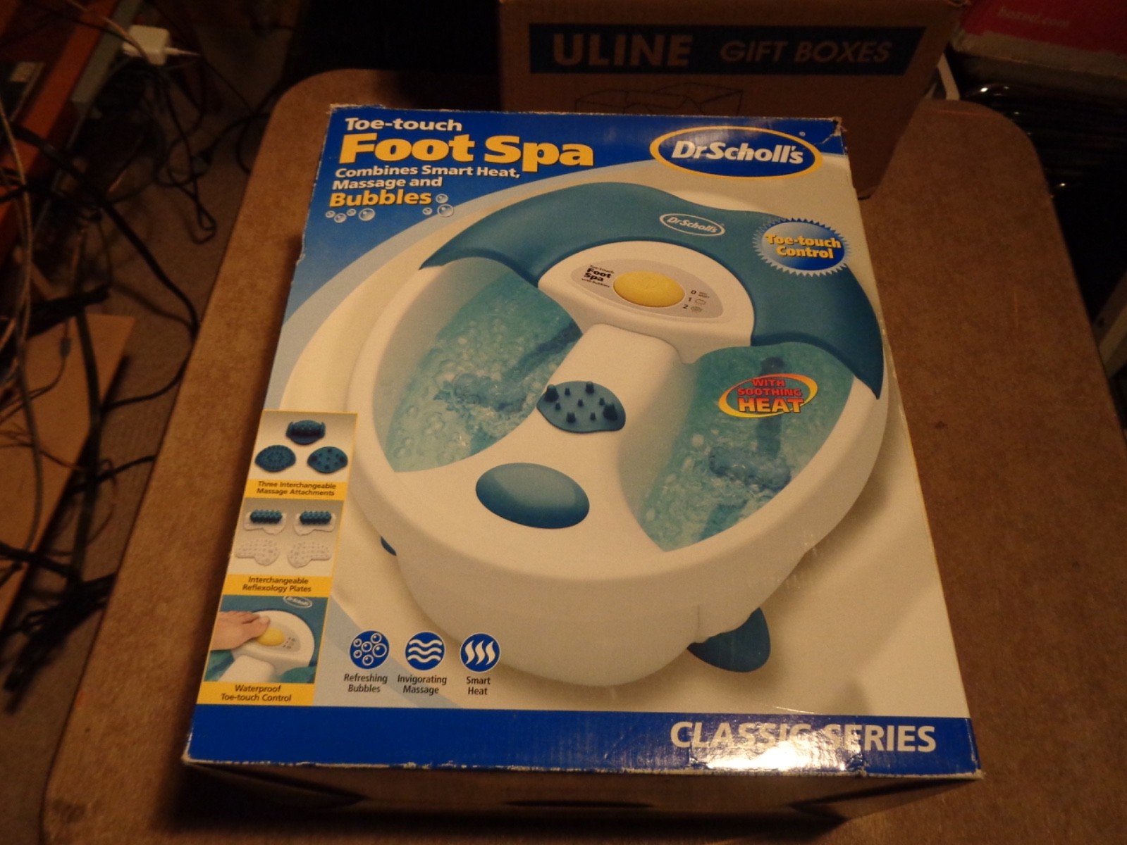 DR. SCHOLL'S Toe Touch Heater FOOT SPA Classic Series * L@@K *