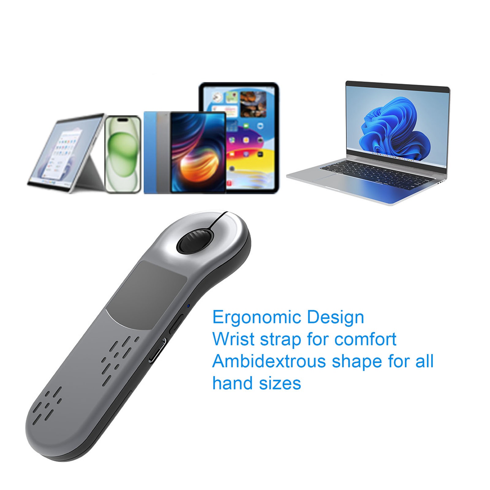 Wireless Presenter Remote Rechargeable 2.4G Bluetooth Presentation Clicker TCEC