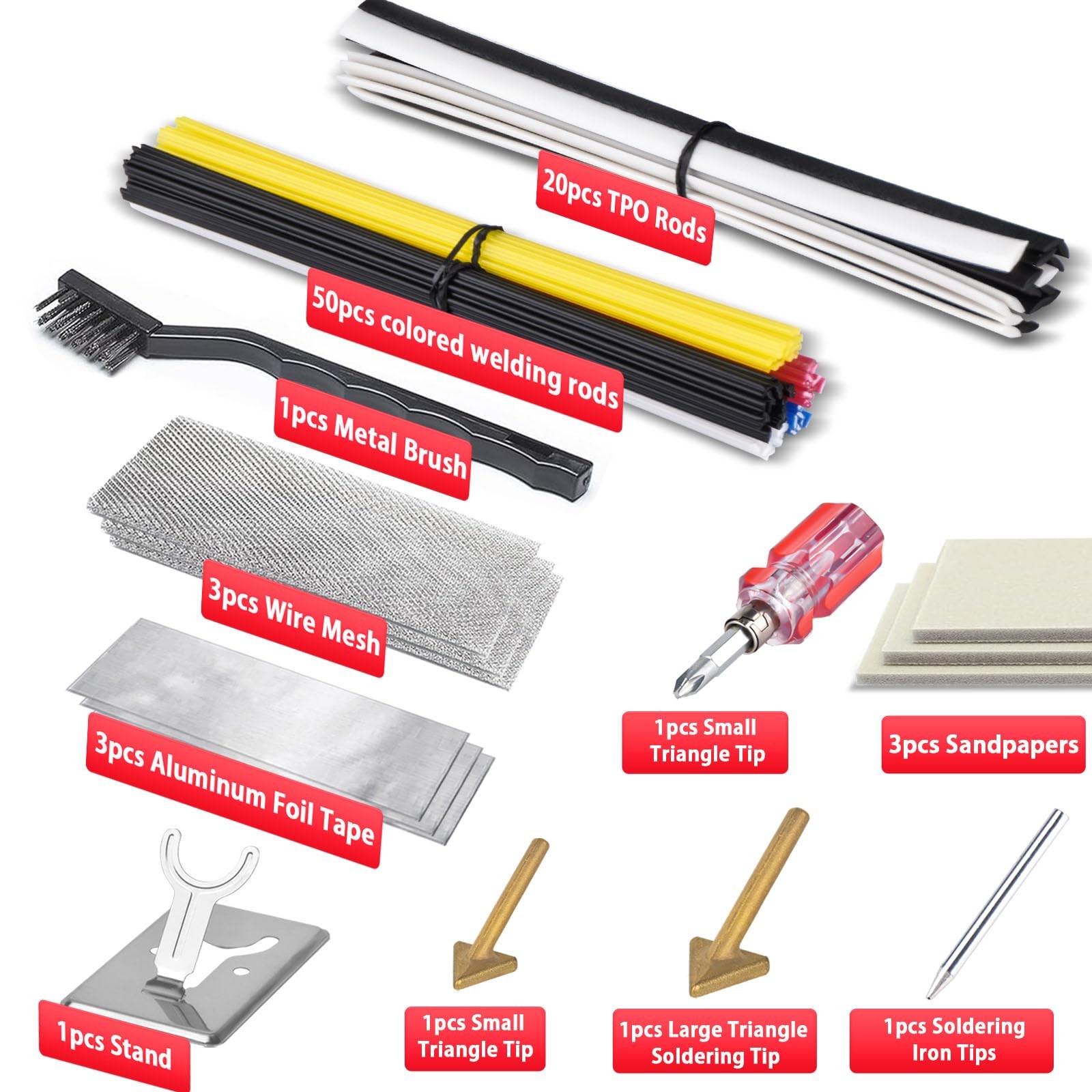 150W Plastic Welder Kit, 3Speed Temperature Control Plastic Welding Kit, Prof...