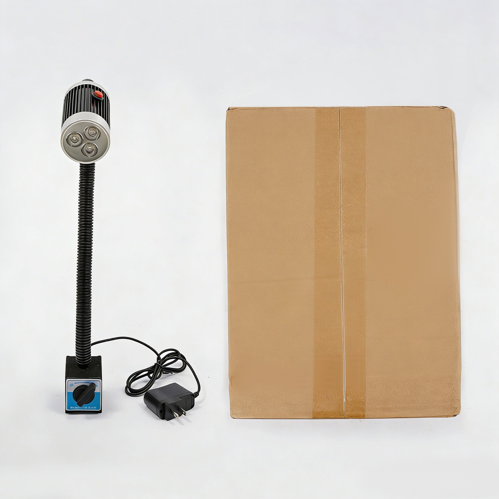 LED Machine Tool Light,110V 9W Machine Lamp w/ Magnetic Base for Lathe/Workbench