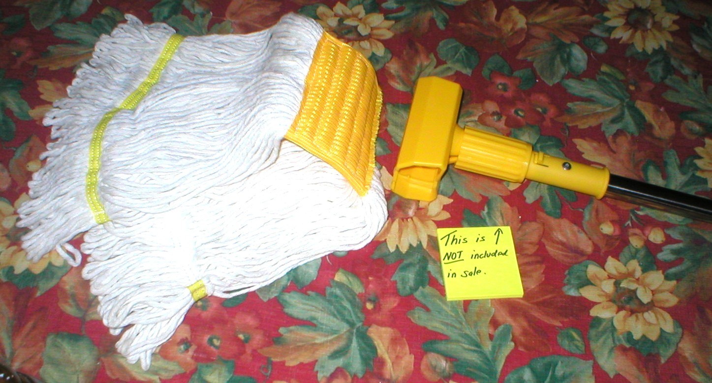 MOP HEAD ONLY (LIGHTLY USED) SOLD AS IS