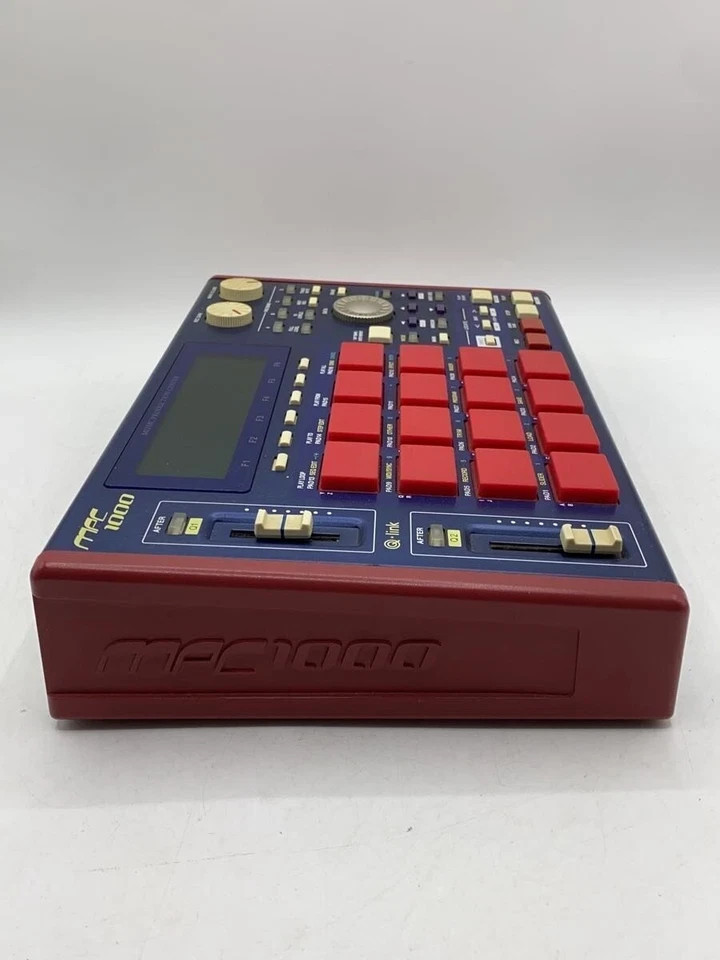 AKAI Professional MPC1000 Sampler Drum Machine Sequencer Blue Red No BOX