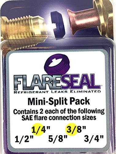 FlareSeal® Model MSP-0406 Leak Free SAE Flare Connections - 0.25 Inch, Brass
