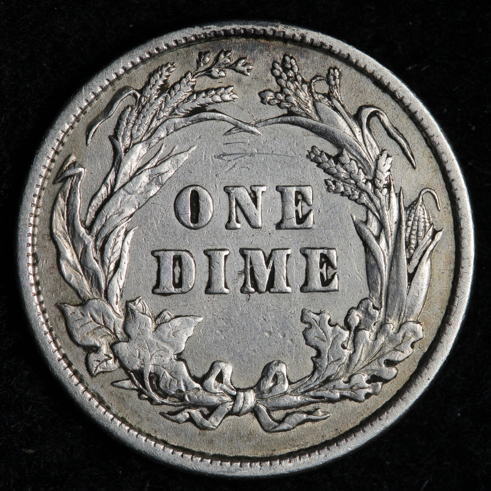 1897 Barber Silver Dime AU E319 VSCS
