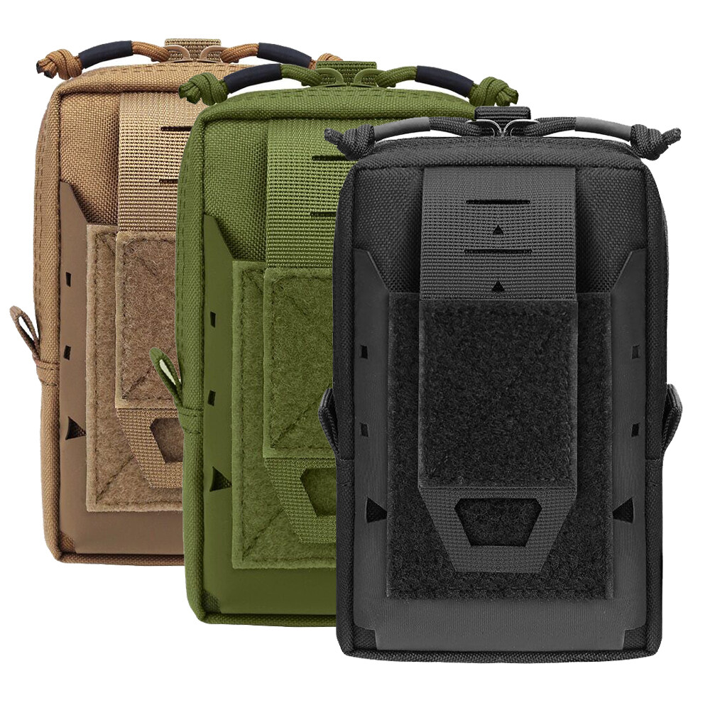 Tactical MOLLE EDC Utility Tool Pouch Gadget Organizer Phone Holder Waist Bag