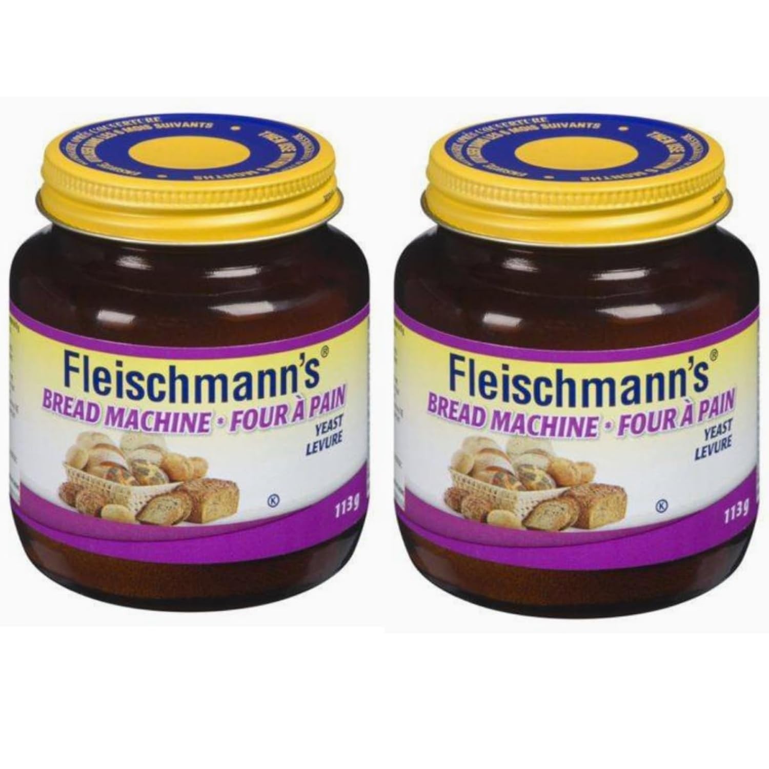 Fleischmann's Bread Machine Yeast, Also Ideal for All 4 Ounce (Pack of 2)
