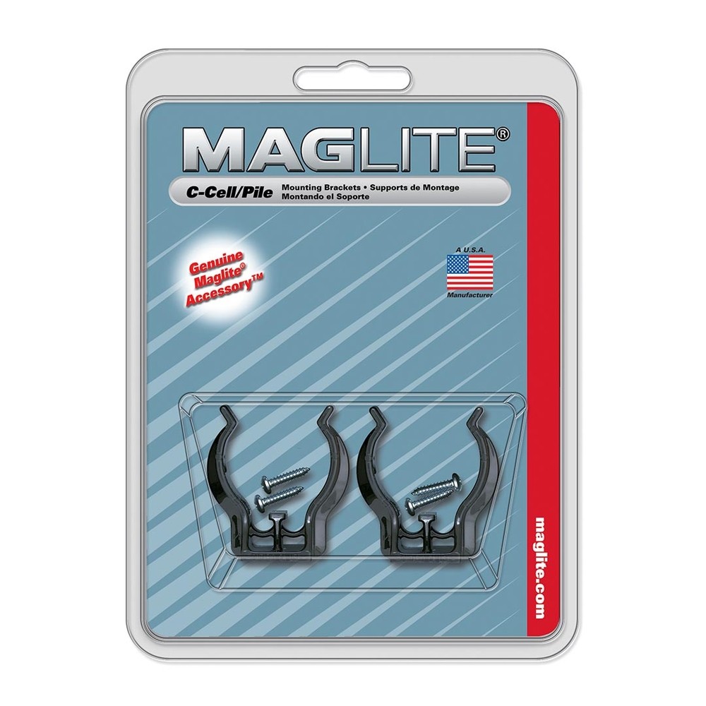 Maglite Asxcat6 C Cell Flashlight Universal Mounting Brackets