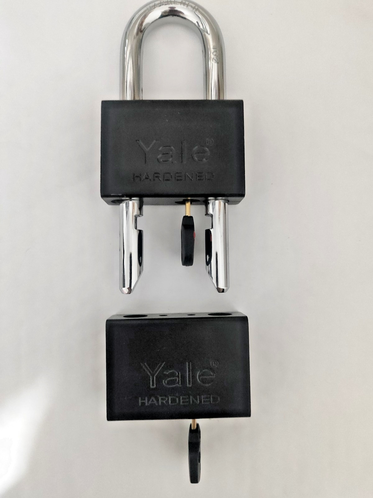 DUAL KEY PADLOCK JOINT ACCESS SECURITY LOCK ESCAPE ROOM HANDMADE PARTNER CONTROL