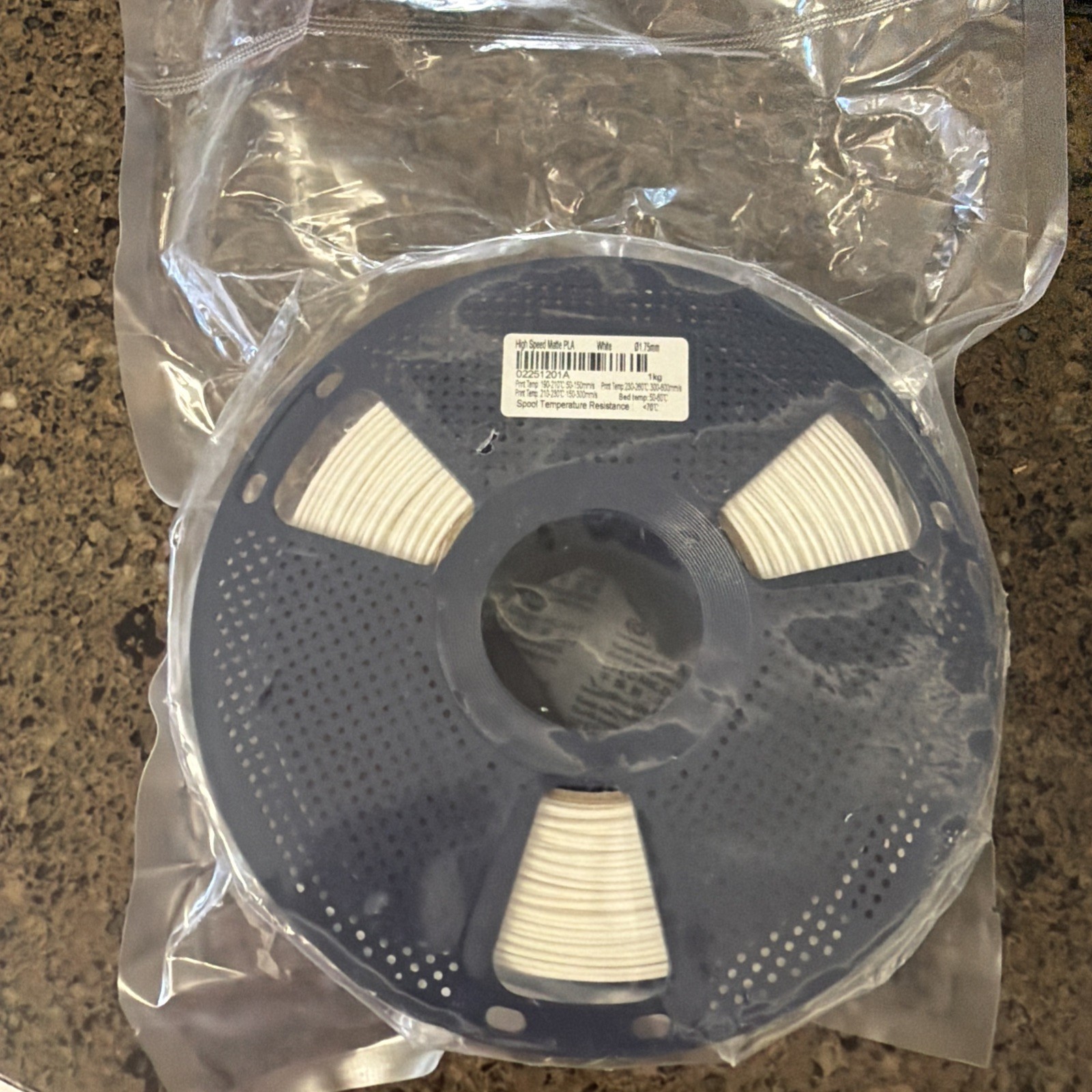 High Speed Matte PLA White