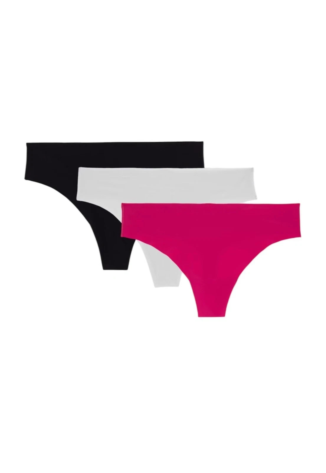 Women's Under Armour Essential Stretch No Show Thongs 3 Pack Size M