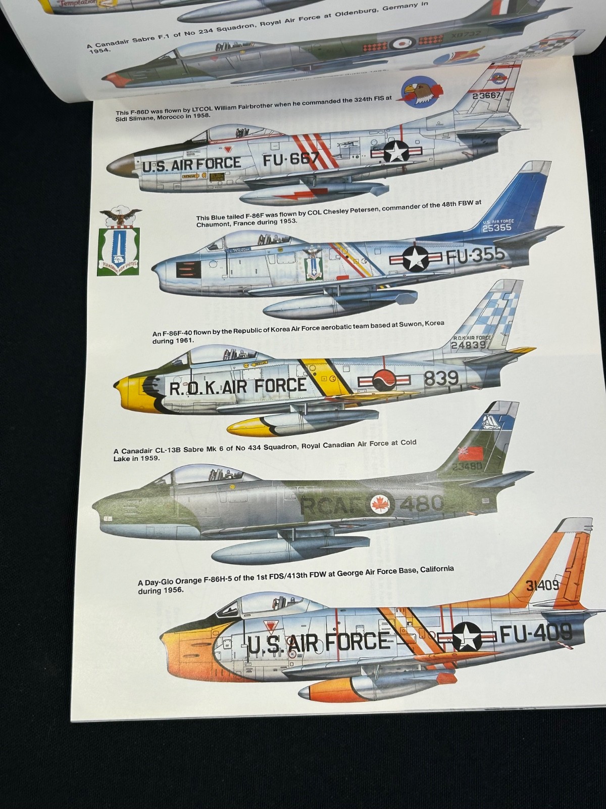 F-86 Sabre In Action Book