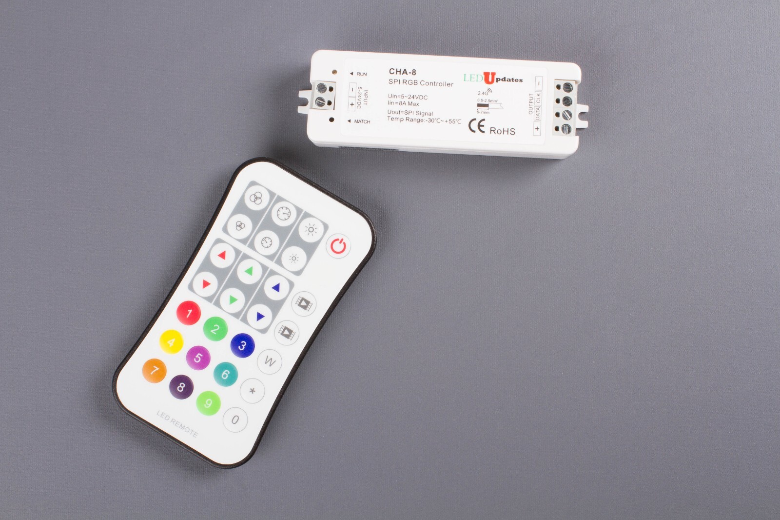LEDupdates LED Light Chase effect controller SPI for LED Strip module 12v 24v