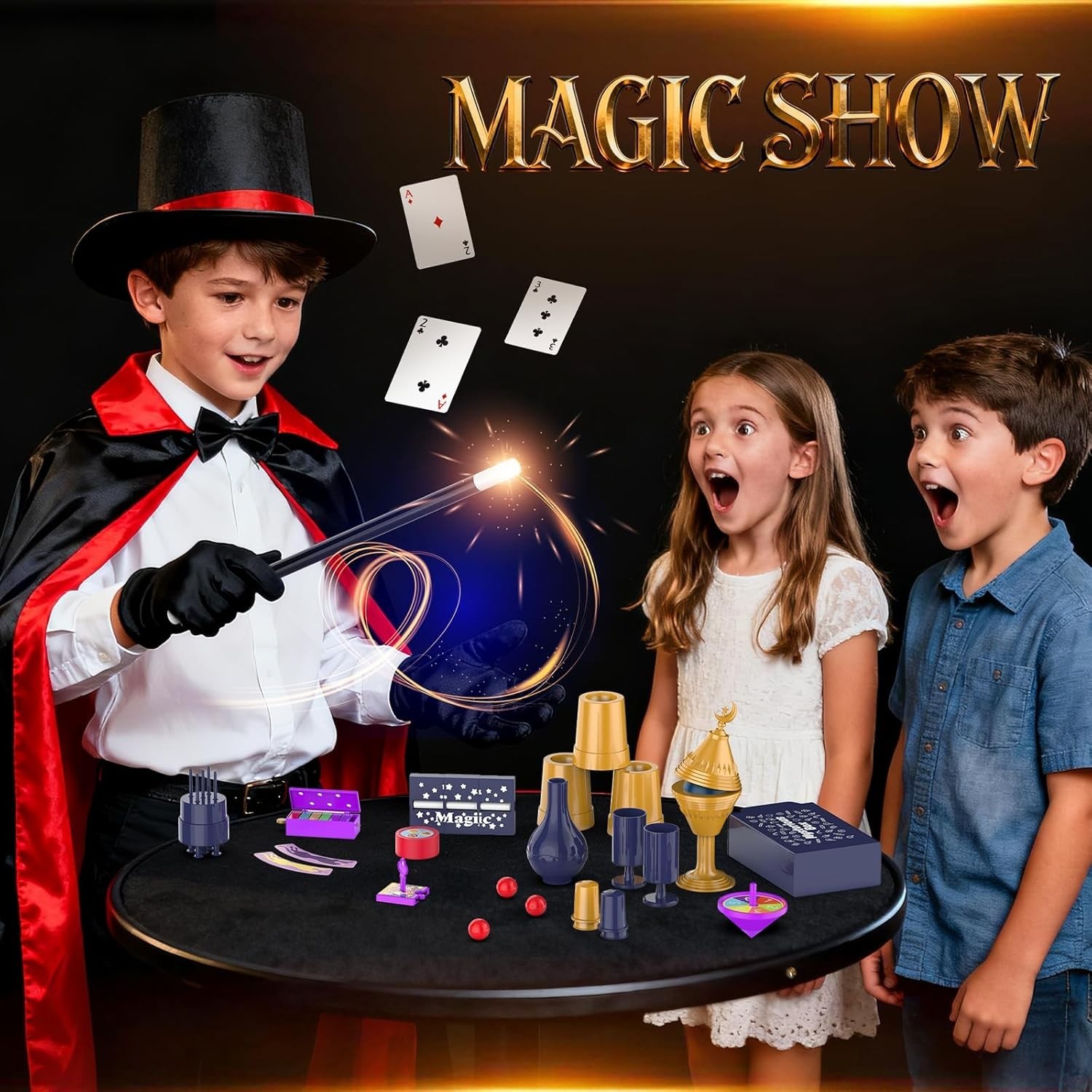300+ Magic Tricks Kit for Kids with Video Instructions