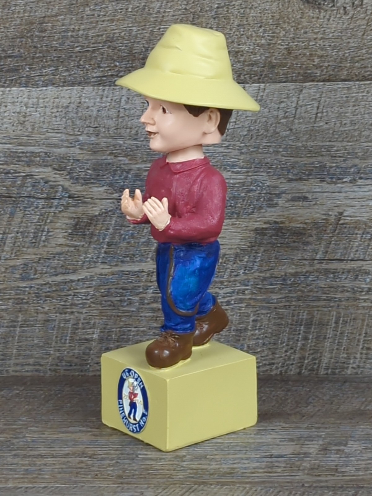 2014 US Open Pinehurst Putter Boy Bobblehead - Incomplete - Missing Trophy Piece