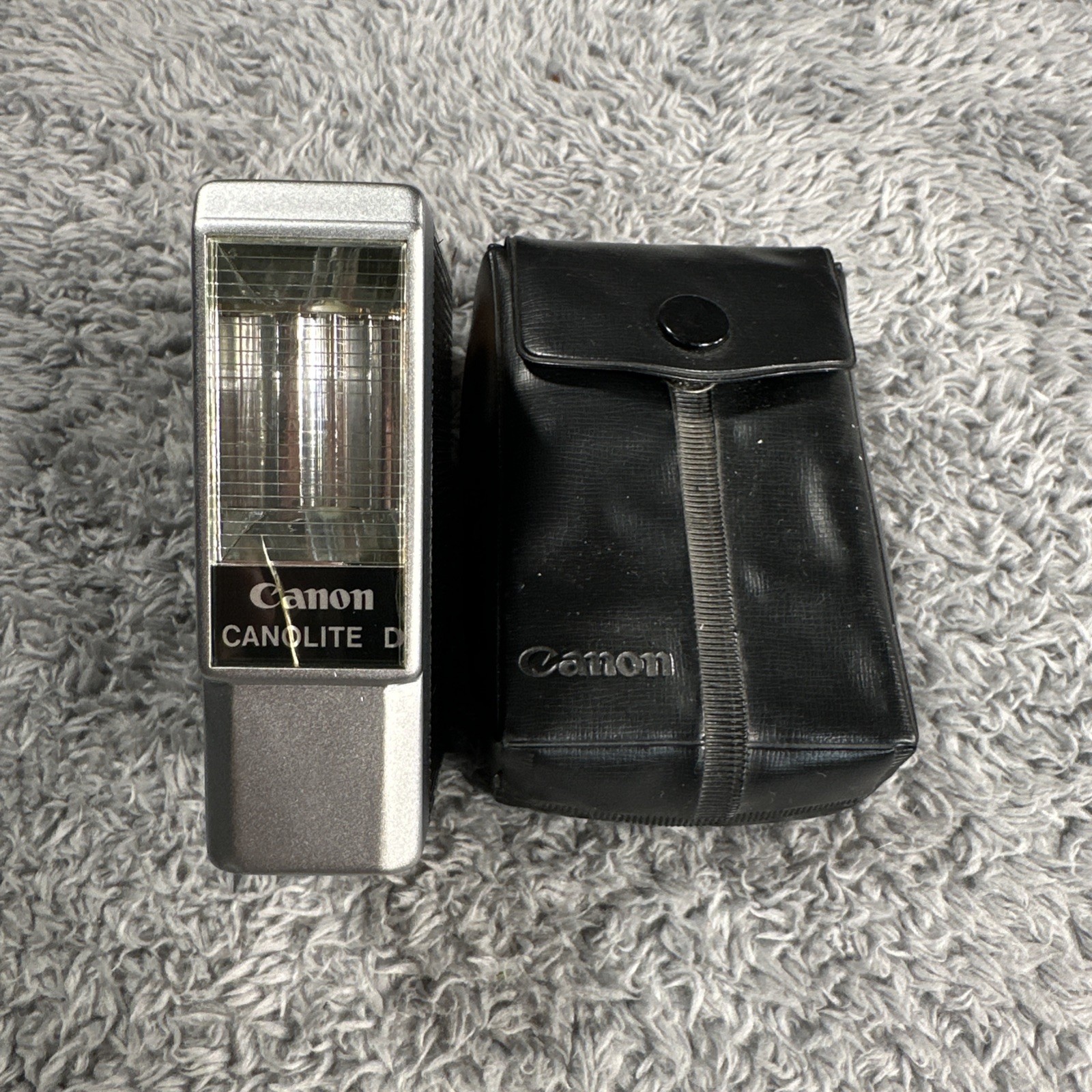 Canon Canolite D Camera Flash Compatible w/ Canonet 28 QL17 QL19 Untested