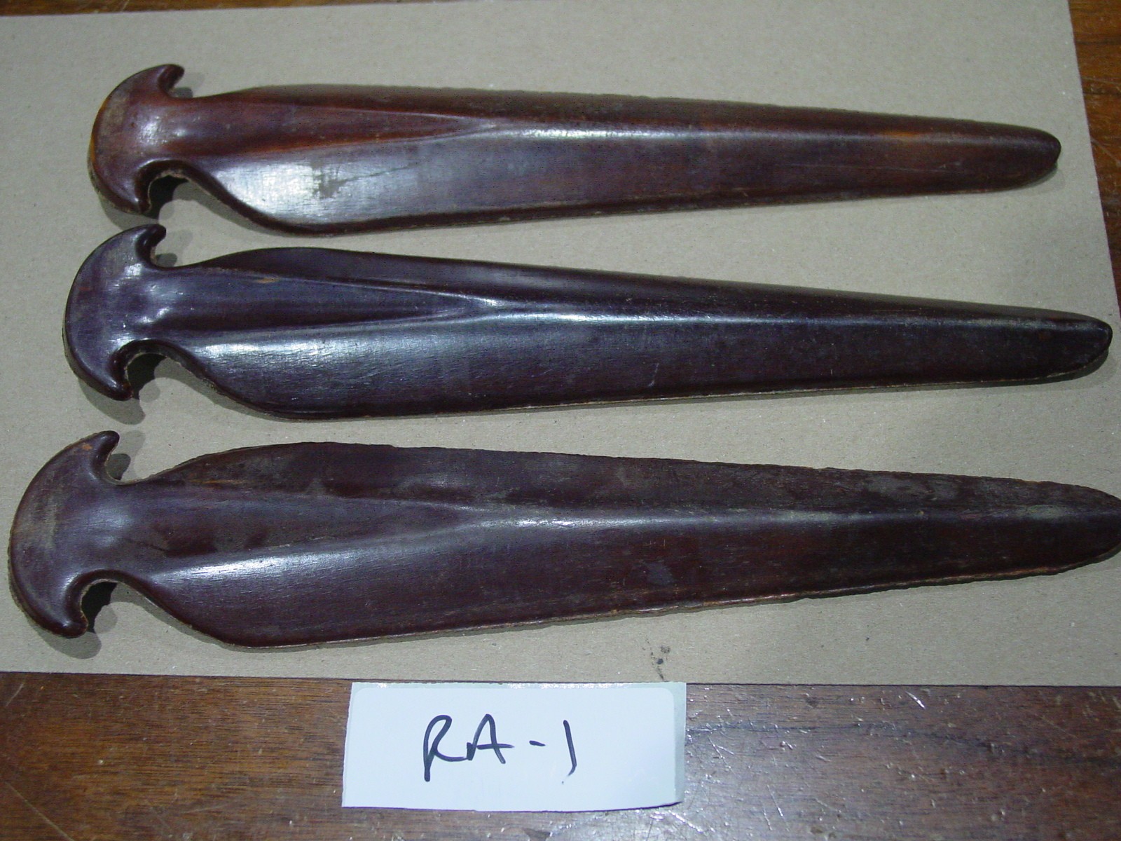 3 Vintage WWII Era BAKELITE STAKES German Pup Tent
