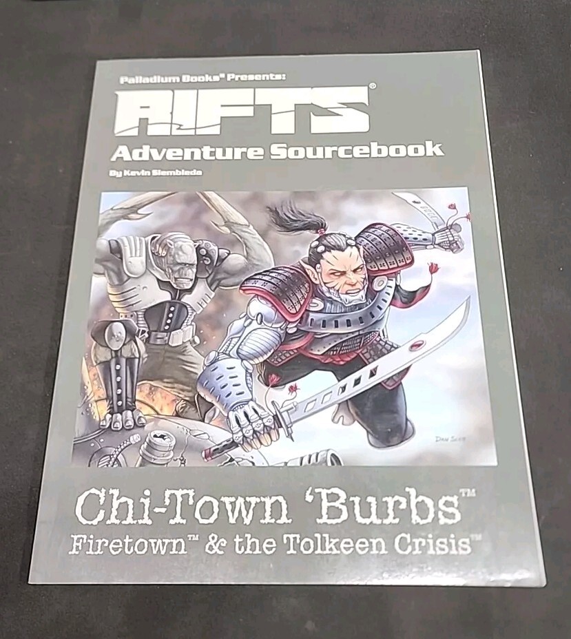Adventure Sourcebook Chi-Town Burbs Firetown & the Tolkeen Crisis: Palladium