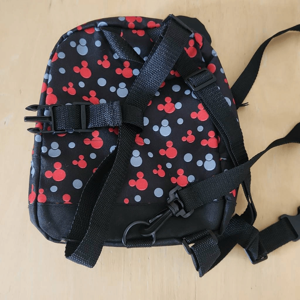 Baby Disney harness backpack and mickey mouse plush bundle