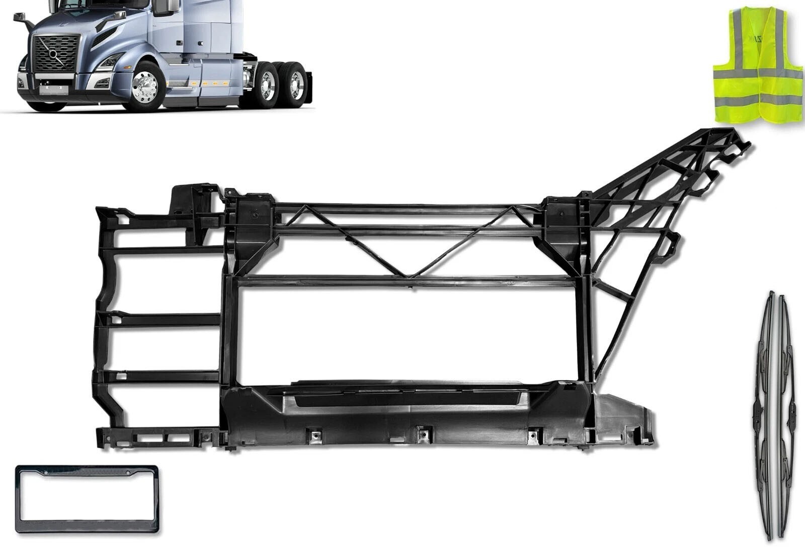 Compatible with Volvo VNL 2018+ Fairing Bracket for Front Panel Left Driver Side