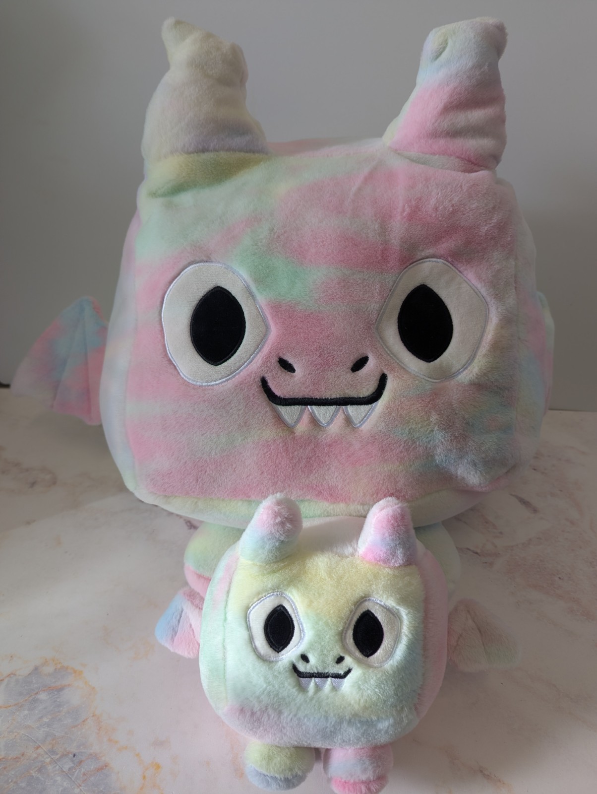 Titanic Tie Dye Dragon Plush (NO CODE) Pet Simulator Big Games Roblox