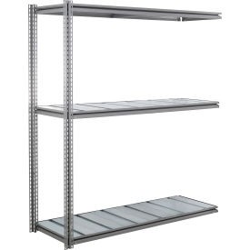 Industrial 3 Shelf Heavy Duty Boltless Shelving Z Beam Add On 72Wx24Dx96H Steel