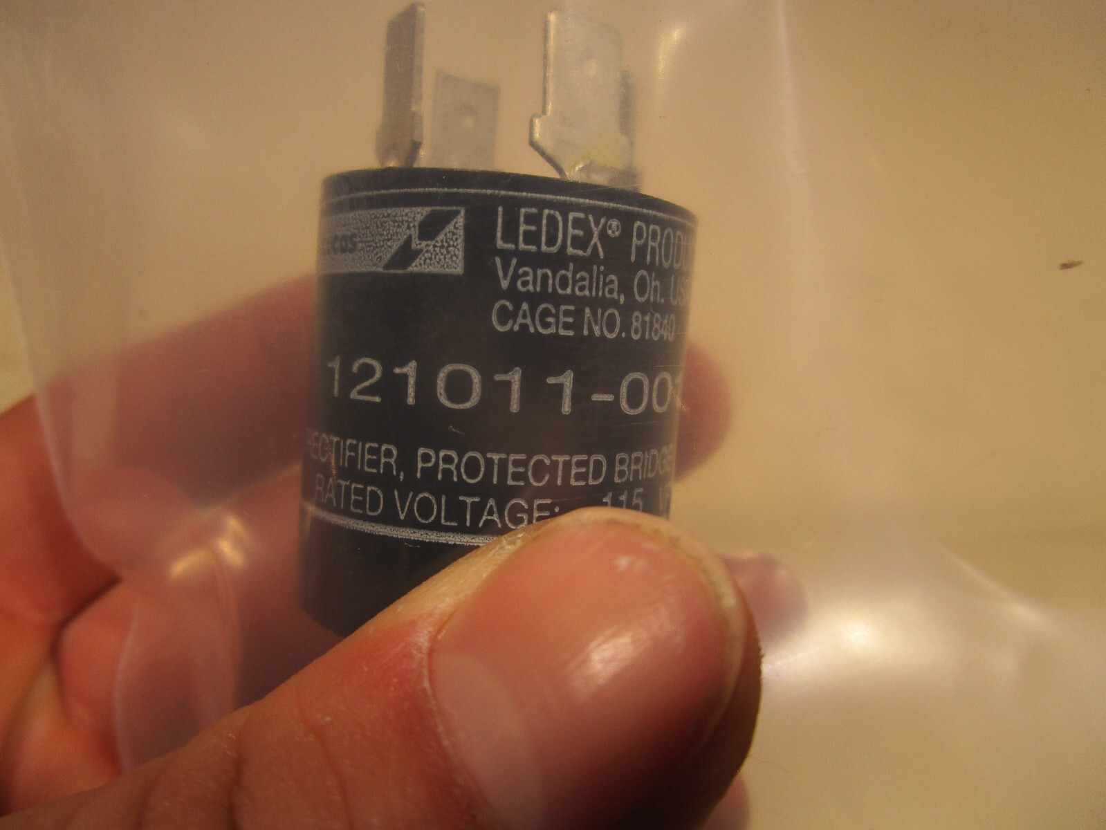 LEDEX 121011-001 RECTIFIER, S0059