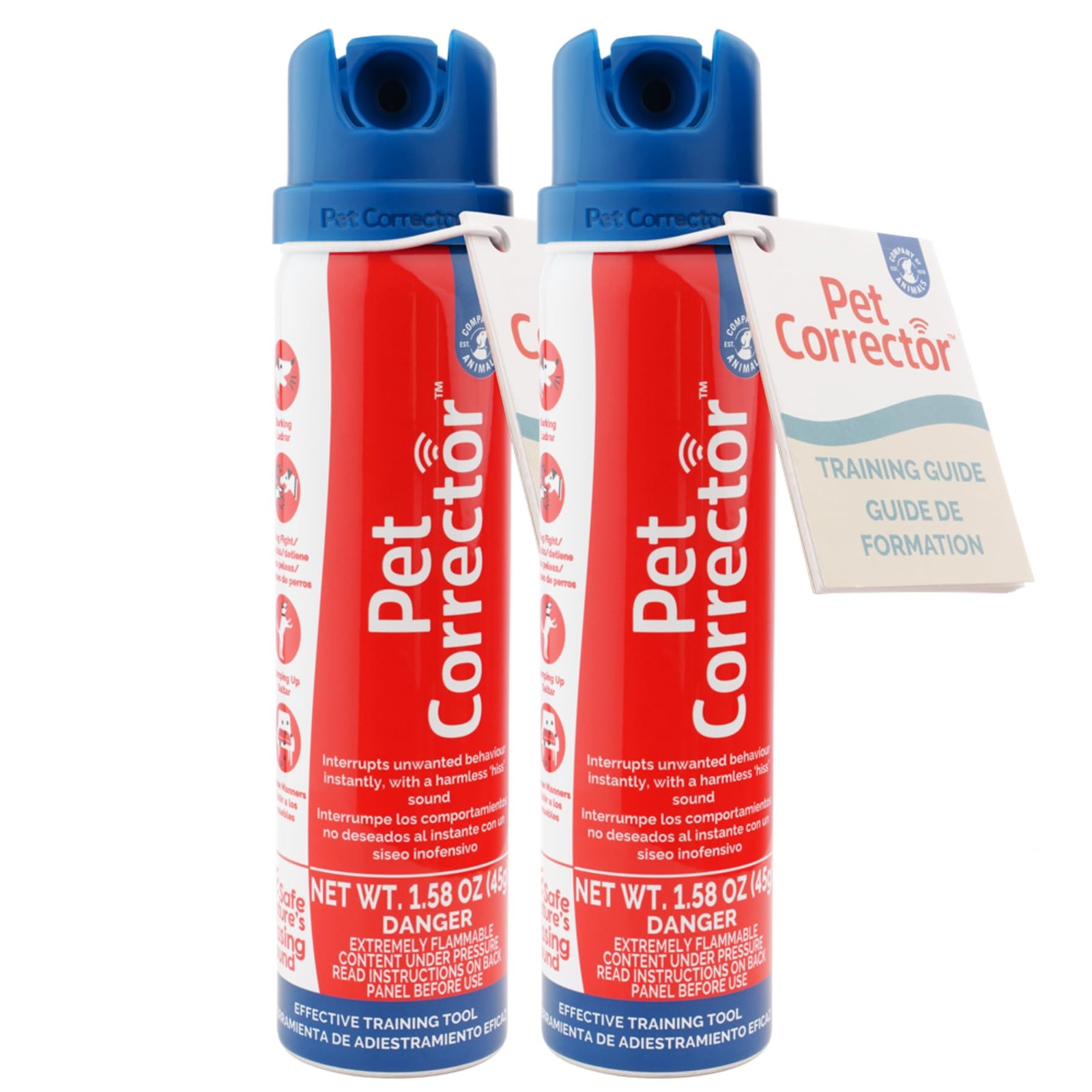 Dog Trainer, 50ml. 2 Pack- Stops Barking, Jumping Up, Place Avoidance, Food S...