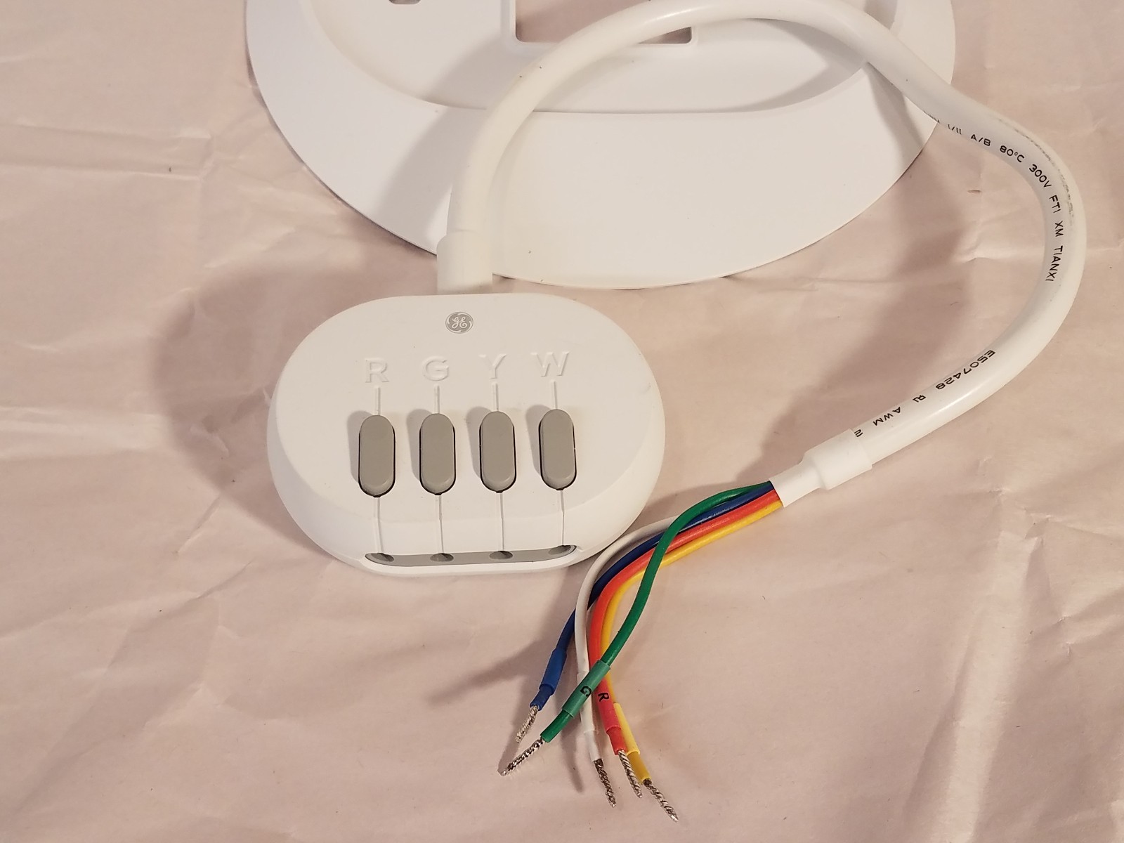 GE CYNC Power Extender Kit plus thermostat backing plate