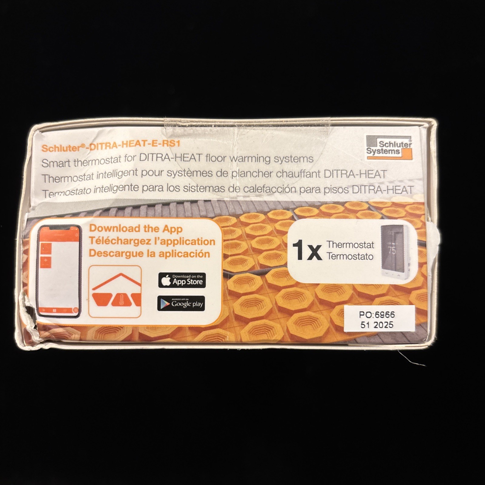 Schluter Systems DITRA-HEAT-E-RS1 Programmable Thermostat
