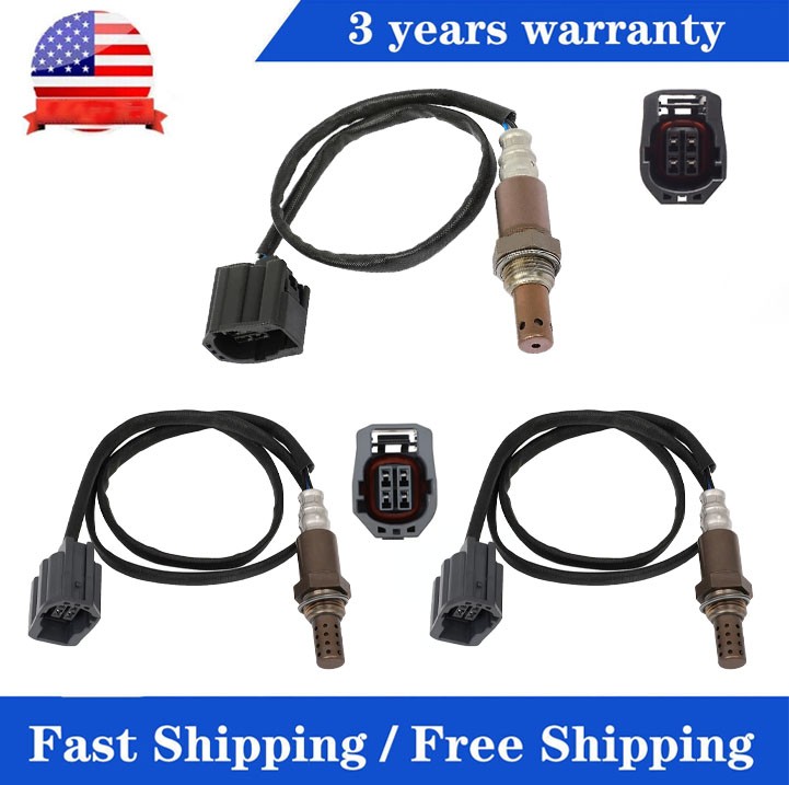 3x Oxygen Sensor Up+Down For 2004-2009 Mazda 3 2.0L 2.3L (California Emissions)