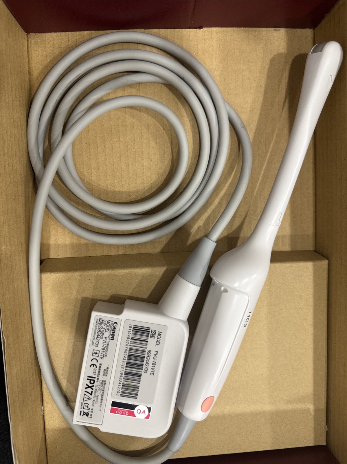 Canon Toshiba Trans vaginal Probe For Xario200 Xario 200G Xario100 Tested 2024