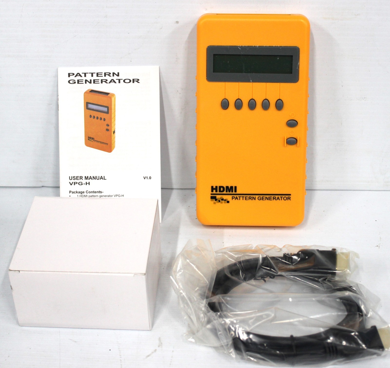 HDMI Video Pattern Generator  MODEL VPG-H with manual and AC Adaptor.