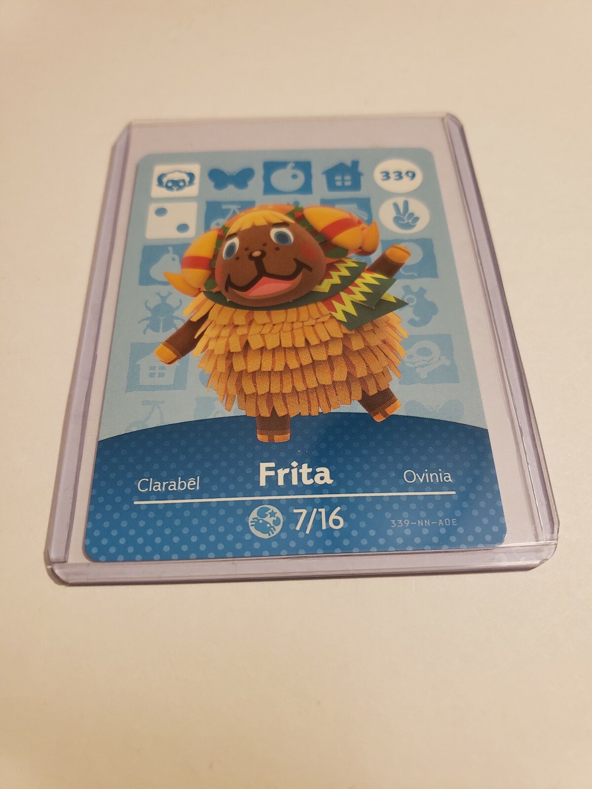!SUPER SALE! Frita # 339 Animal Crossing Amiibo Card AUTHENTIC Series 4 NEW!