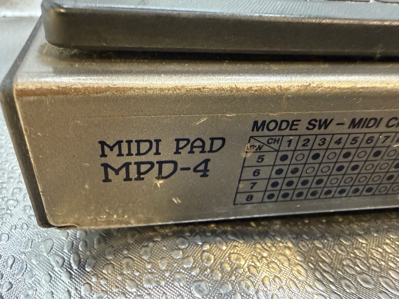 Vintage Boss MPD-4 MIDI Pad Controller Drum Trigger 100% Tested & Working LOOK!