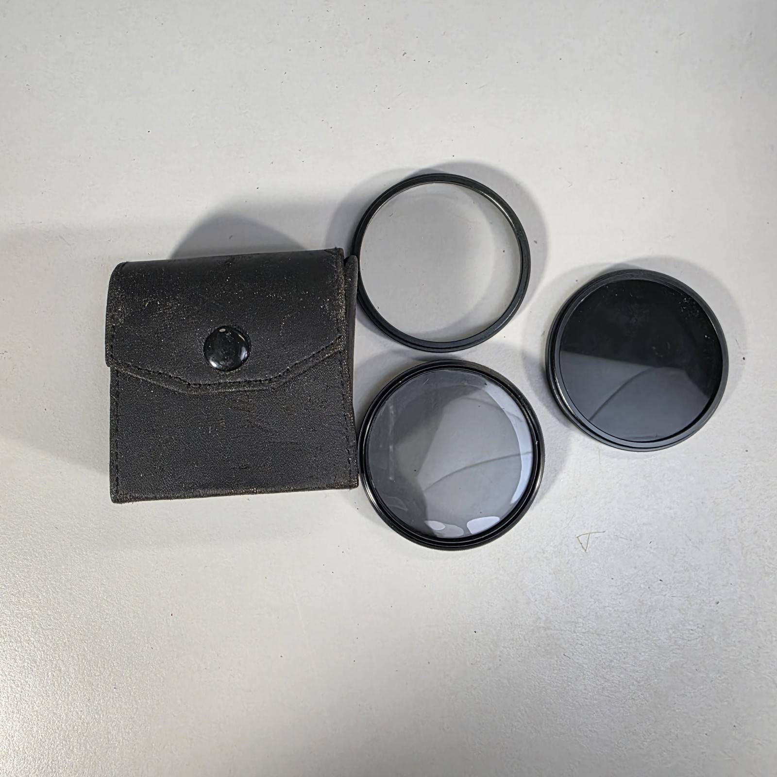 Bower Digital 58 mm filters F-LD. PL. UV - Set of three with Guan Tong case