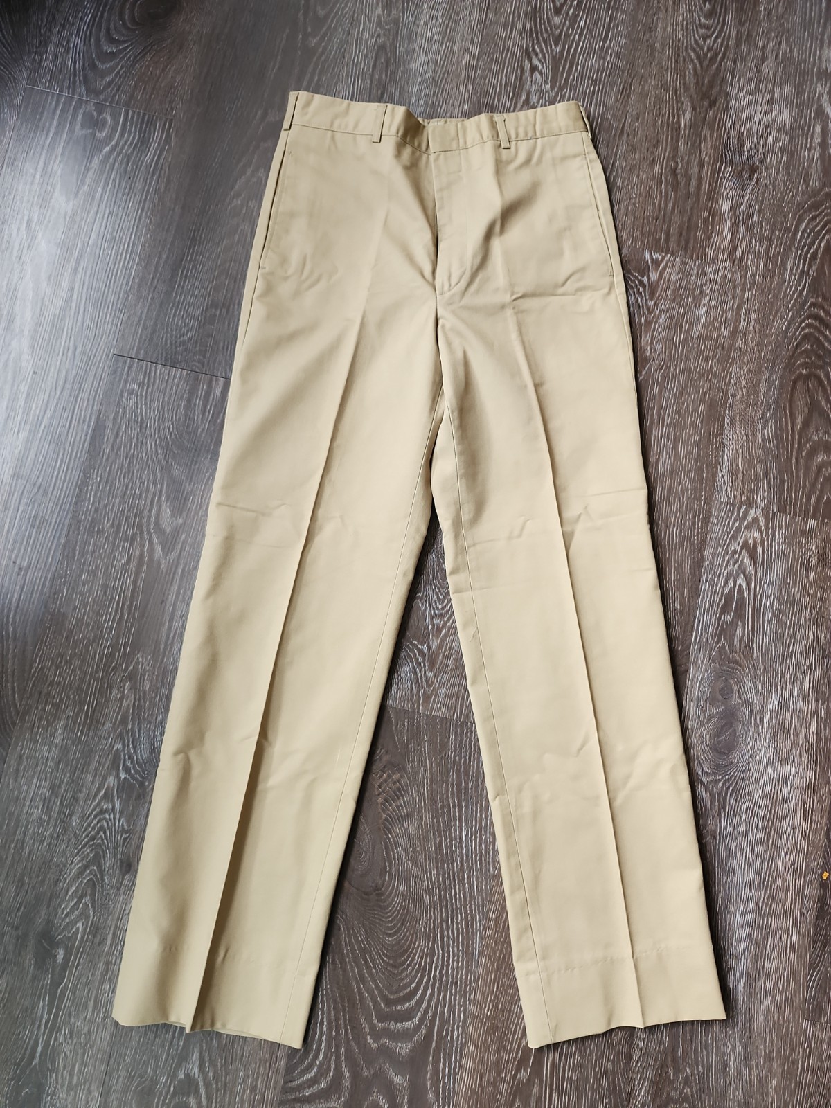 Vintage Creighton U.S Navy USN Service Uniform Dress Pant Men 30x31 Khaki