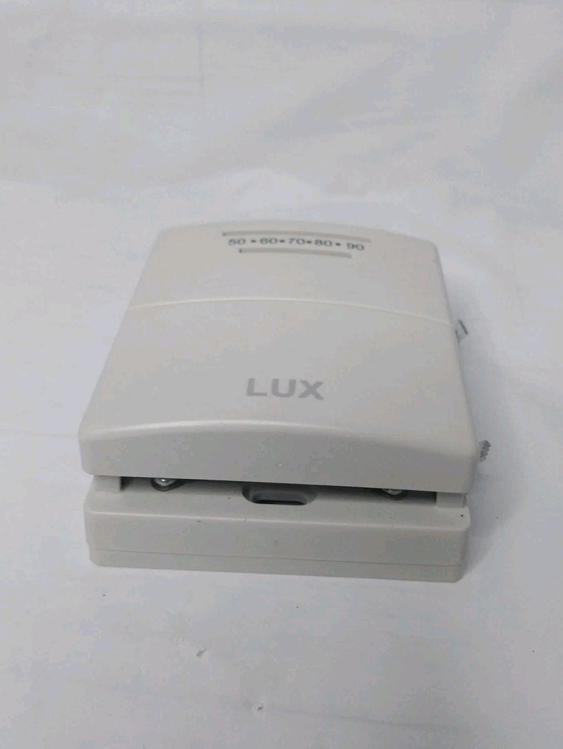Lux Easy Temp Mechanical Heating & Cooling Thermostat Gray Snap-Action Switch