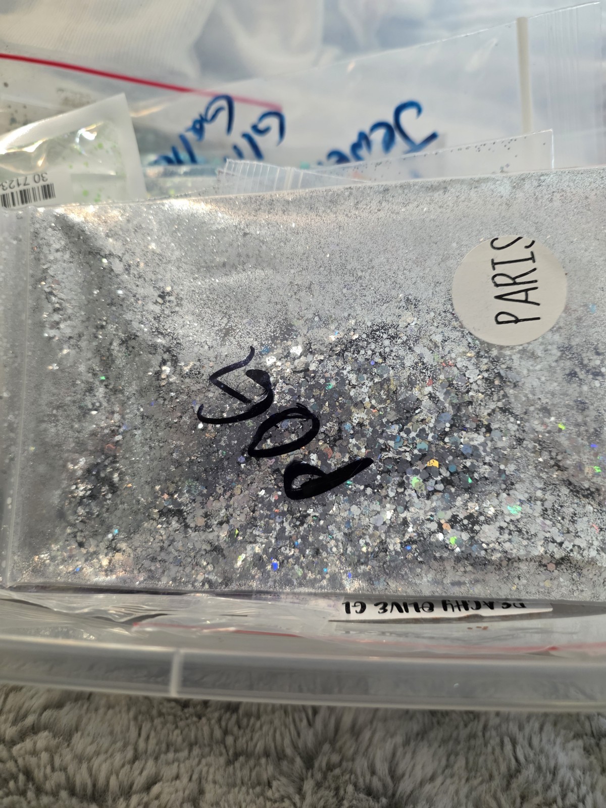 29 bags of Premium Glitter Multicolor Craft Glitter Lot , fine , Chunky, shapes