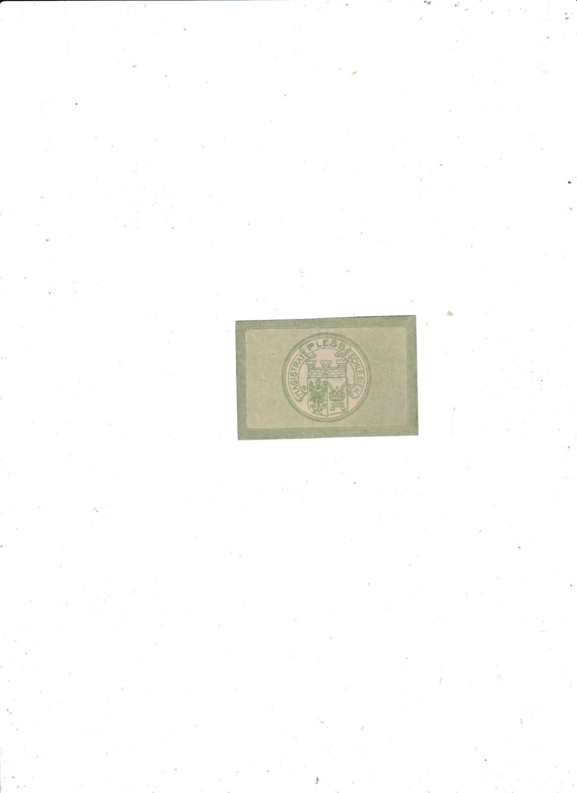 PLESS 10pfg 1921