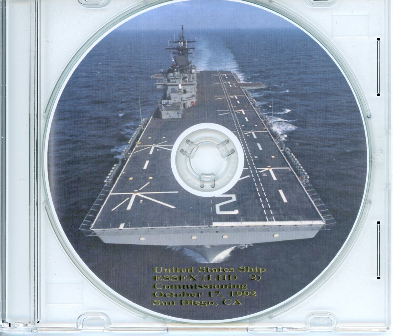 USS Essex LHD 2 Commissioning Program 1992 United States Navy Plank Owners