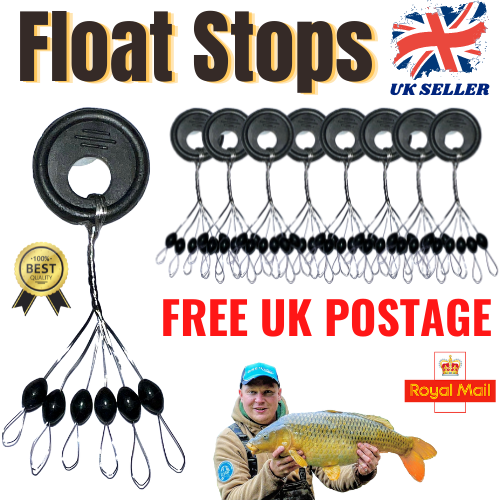 LARGE Float Stops Rubber - FISHING FLOAT STOPPERS - UK FAST POSTAGE