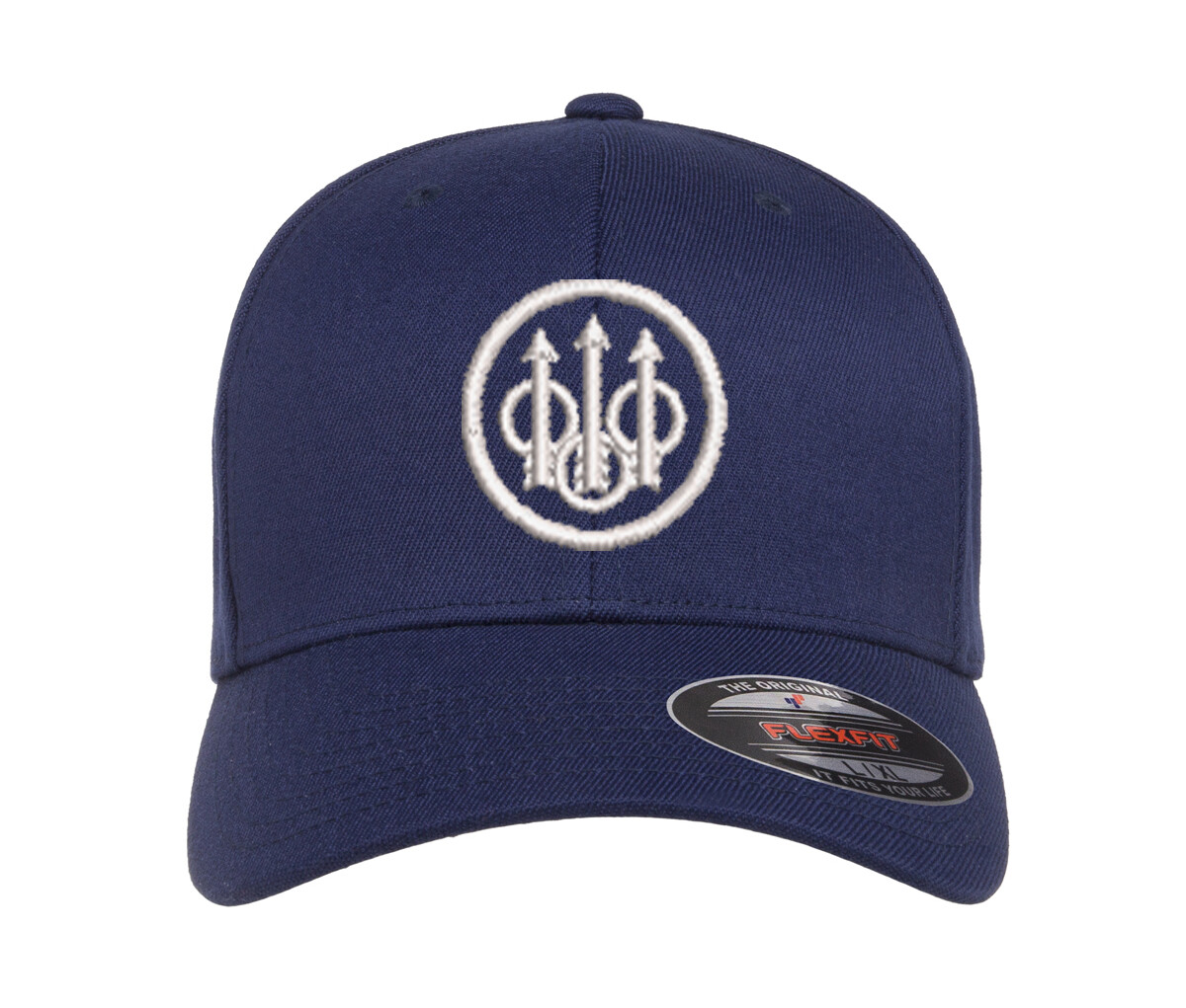 Beretta Circle Logo Embroidered Flexfit Hat Flat or Curved